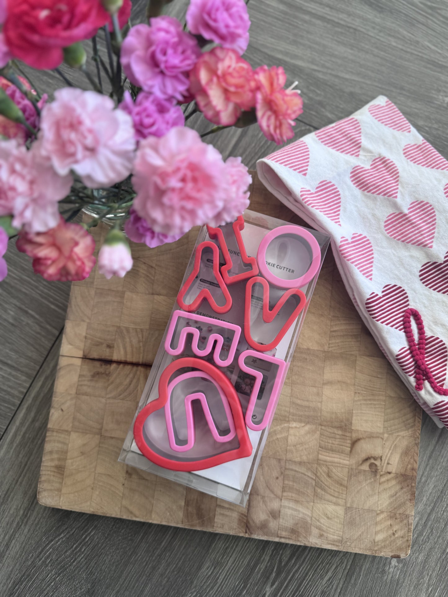 I LOVE YOU cookie cutters